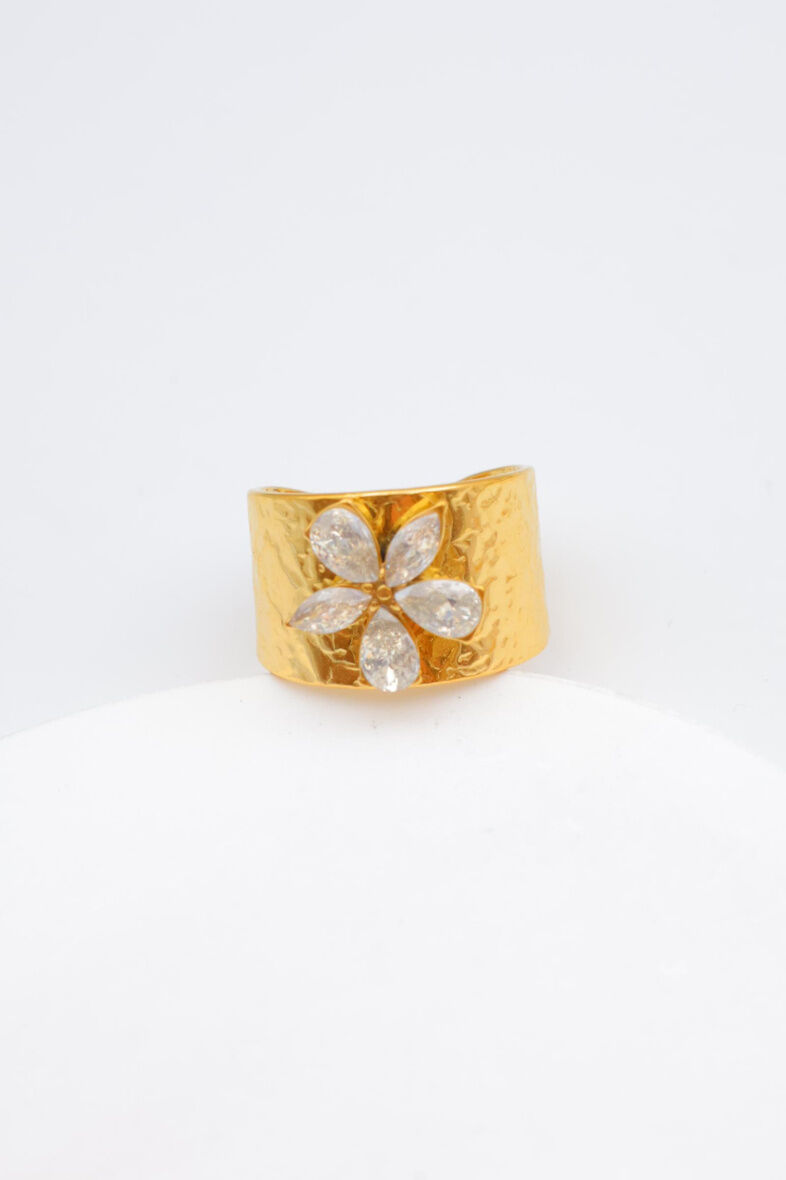 Verstellbarer Edelstahlring - A1104