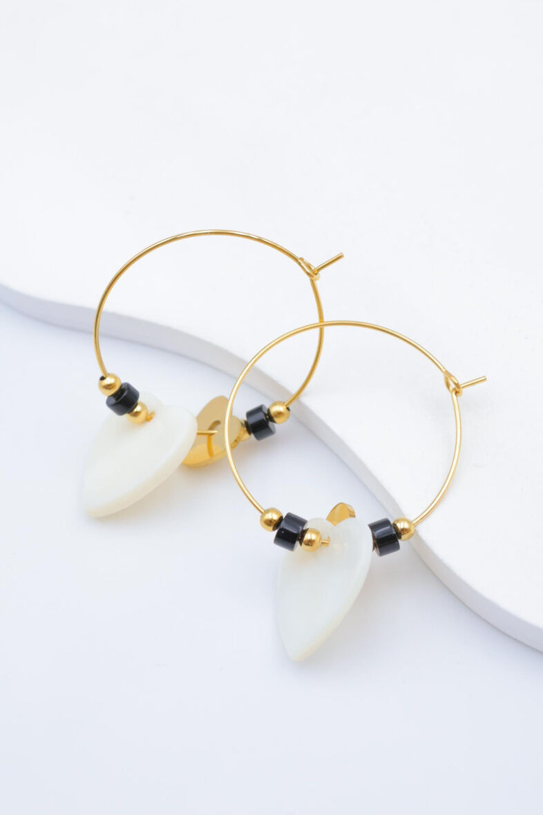 Creolen aus Edelstahl - A1158