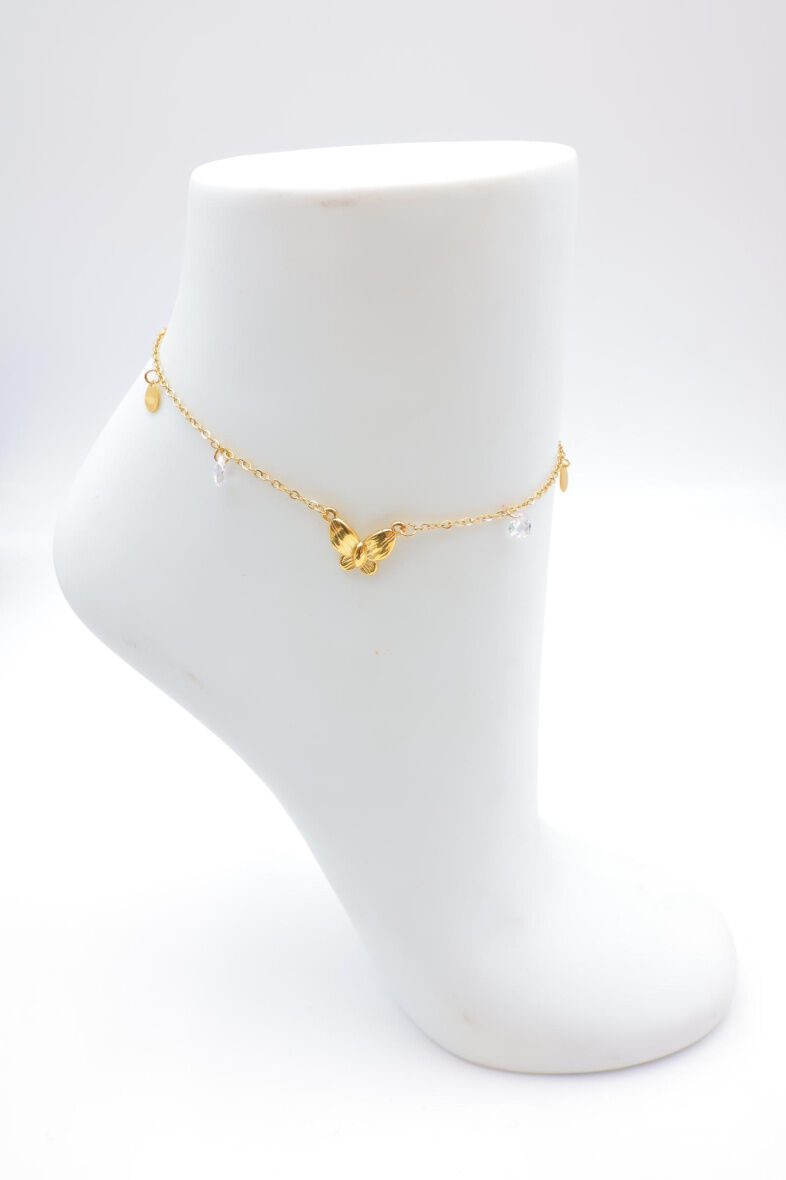 Fußkettchen aus Edelstahl - A1163