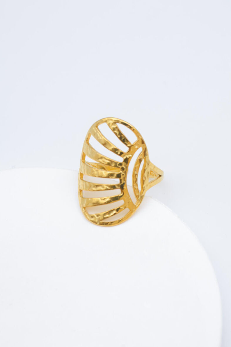 Verstellbarer Edelstahlring - A1182