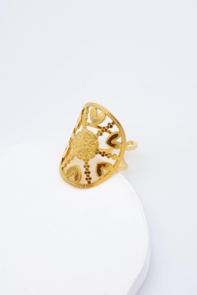 Verstellbarer Edelstahlring - A1241