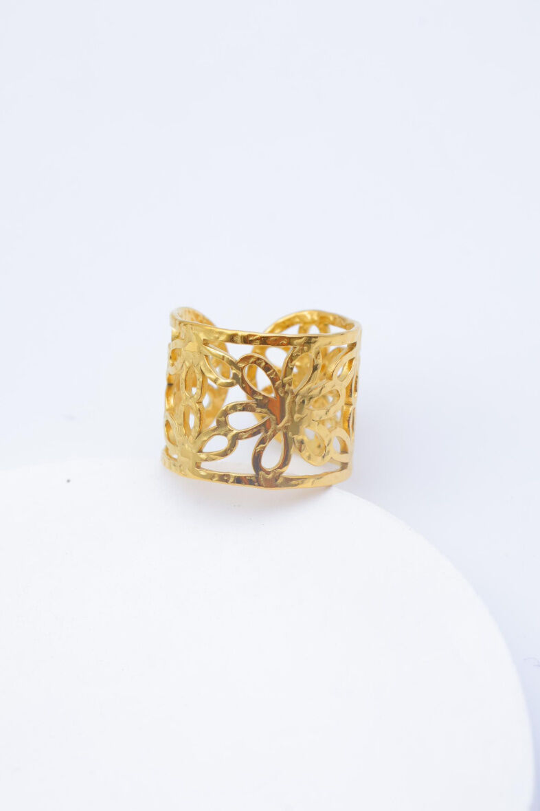 Verstellbarer Edelstahlring - A1248