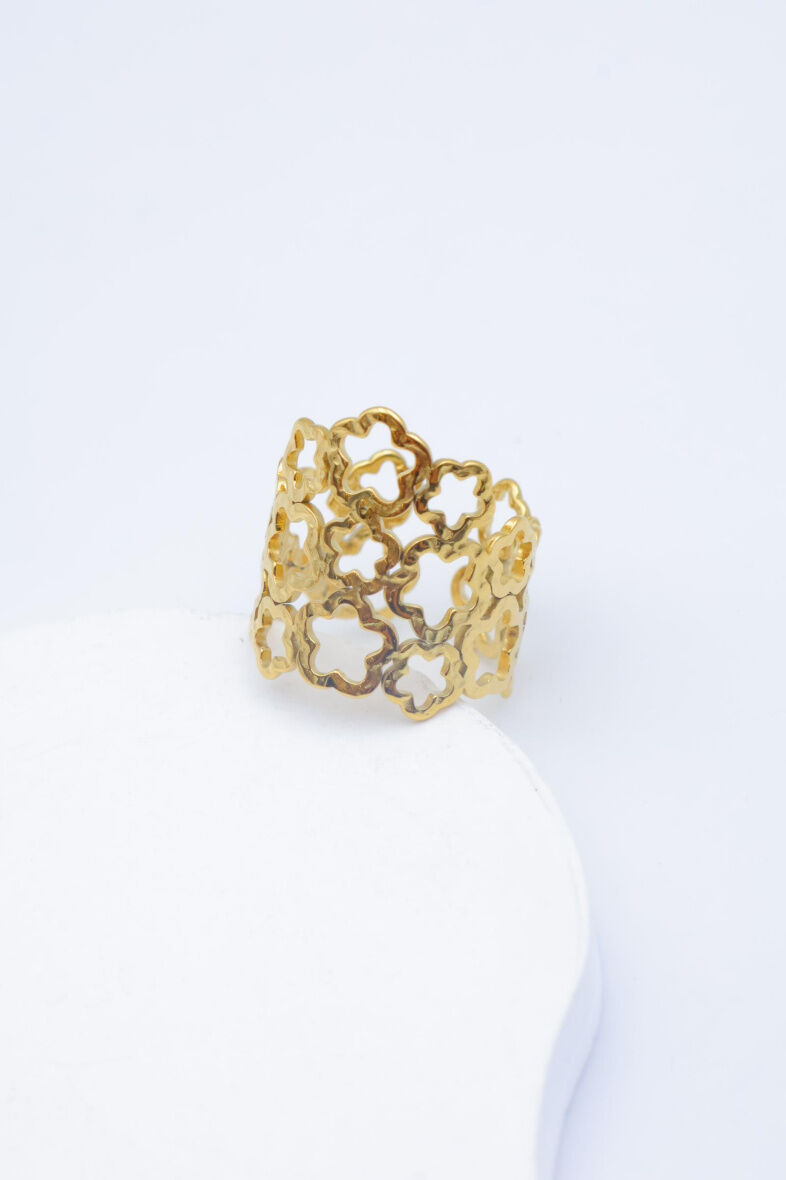 Anillo ajustable de acero inoxidable - A1249