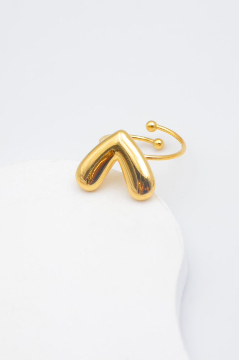 Verstellbarer Edelstahlring - A1255