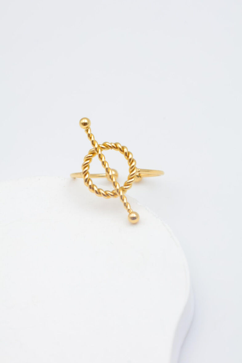 Verstellbarer Edelstahlring - A1263