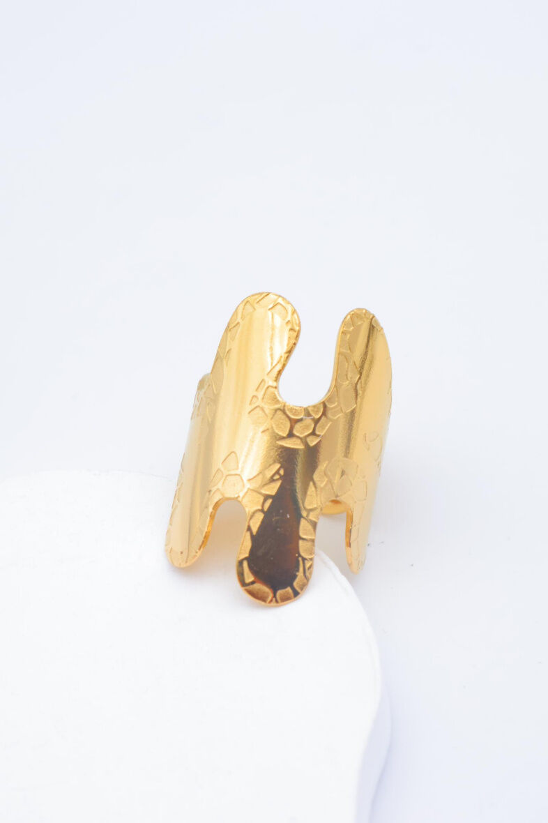 Verstellbarer Edelstahlring - A1273