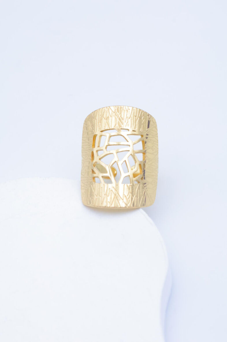 Verstellbarer Edelstahlring - A1277