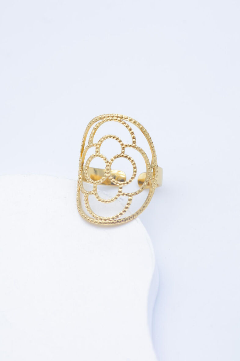 Anillo ajustable de acero inoxidable - A1283