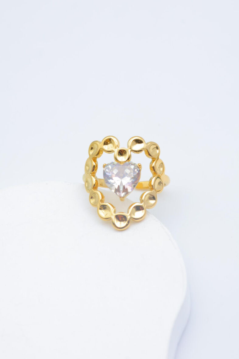 Verstellbarer Edelstahlring - A1284