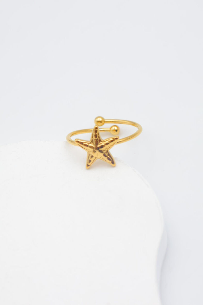 Verstellbarer Edelstahlring - A1286