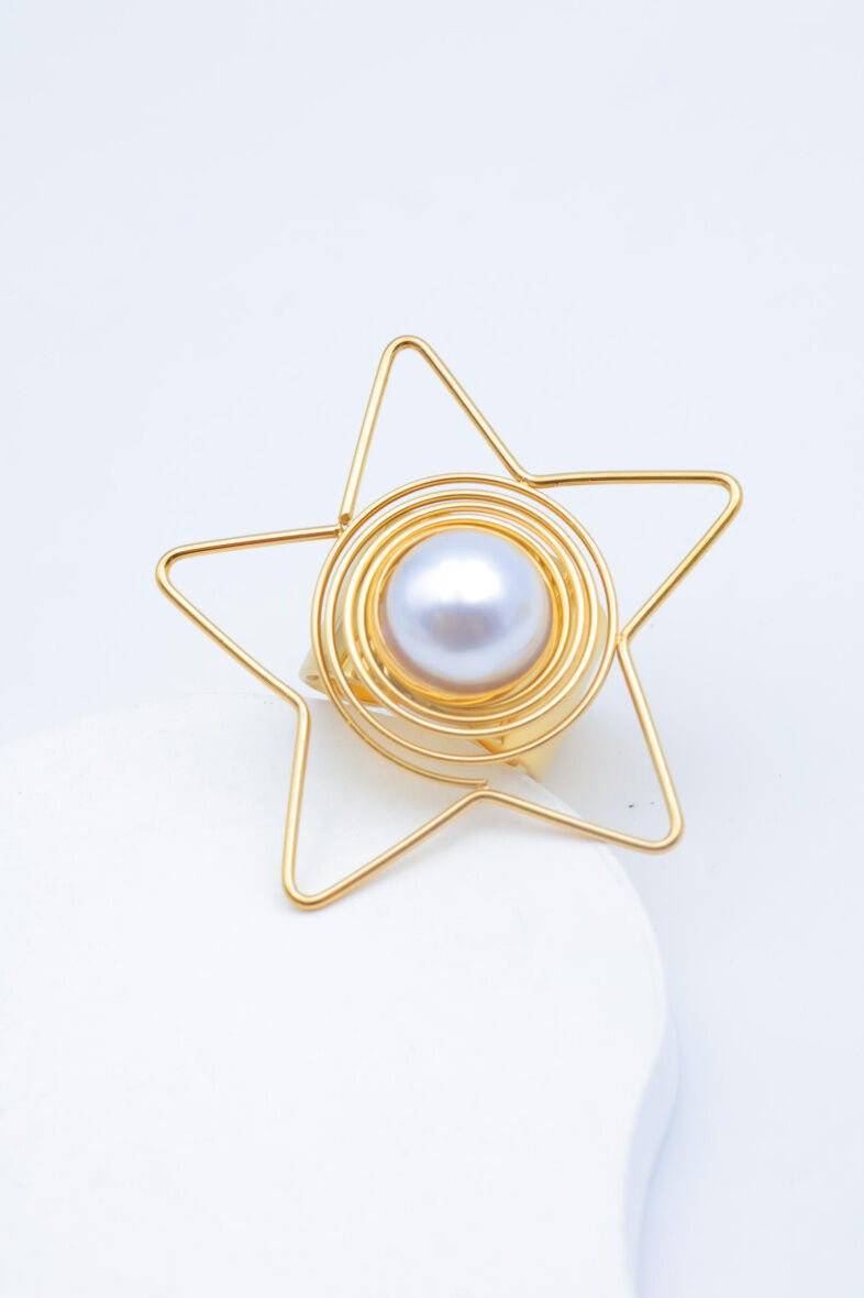 Verstellbarer Edelstahlring - A1288