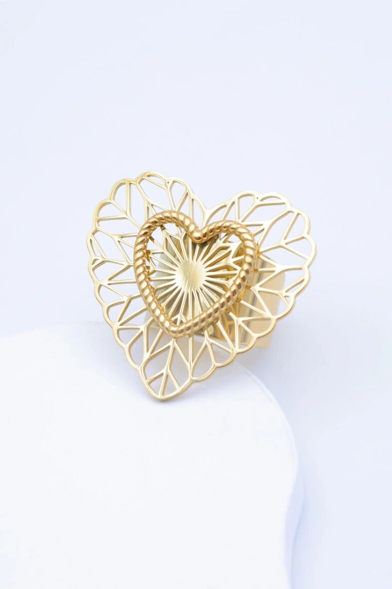 Verstellbarer Edelstahlring - A1291