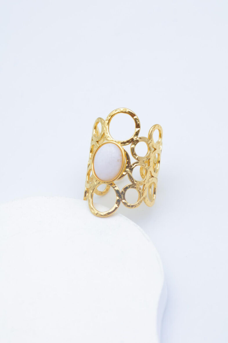 Verstellbarer Edelstahlring - A1293