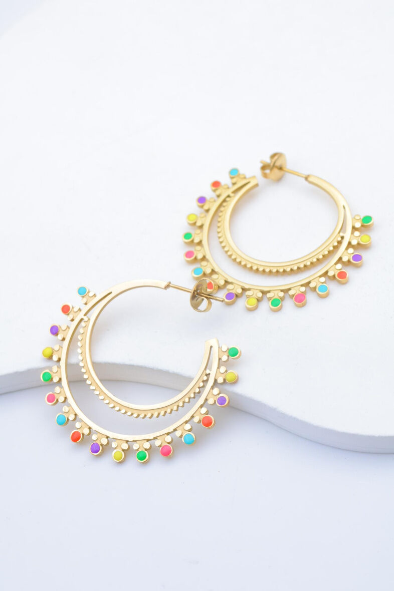 Pendientes de acero inoxidable - A1323