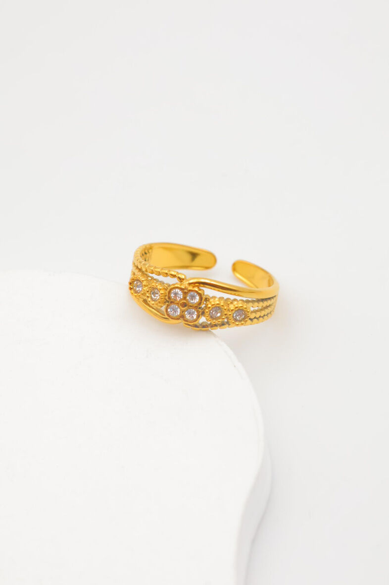 Anillo ajustable de acero inoxidable - A1371