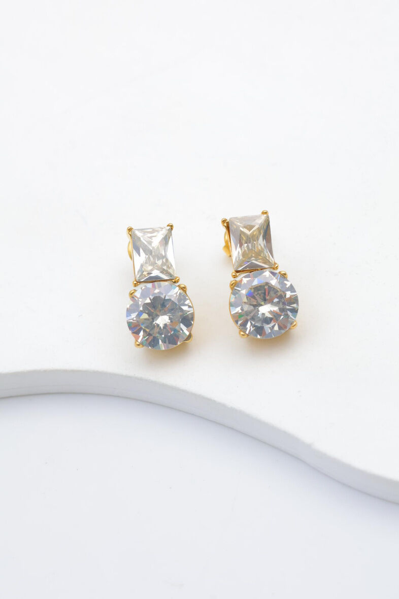 Pendientes de acero inoxidable - A1402