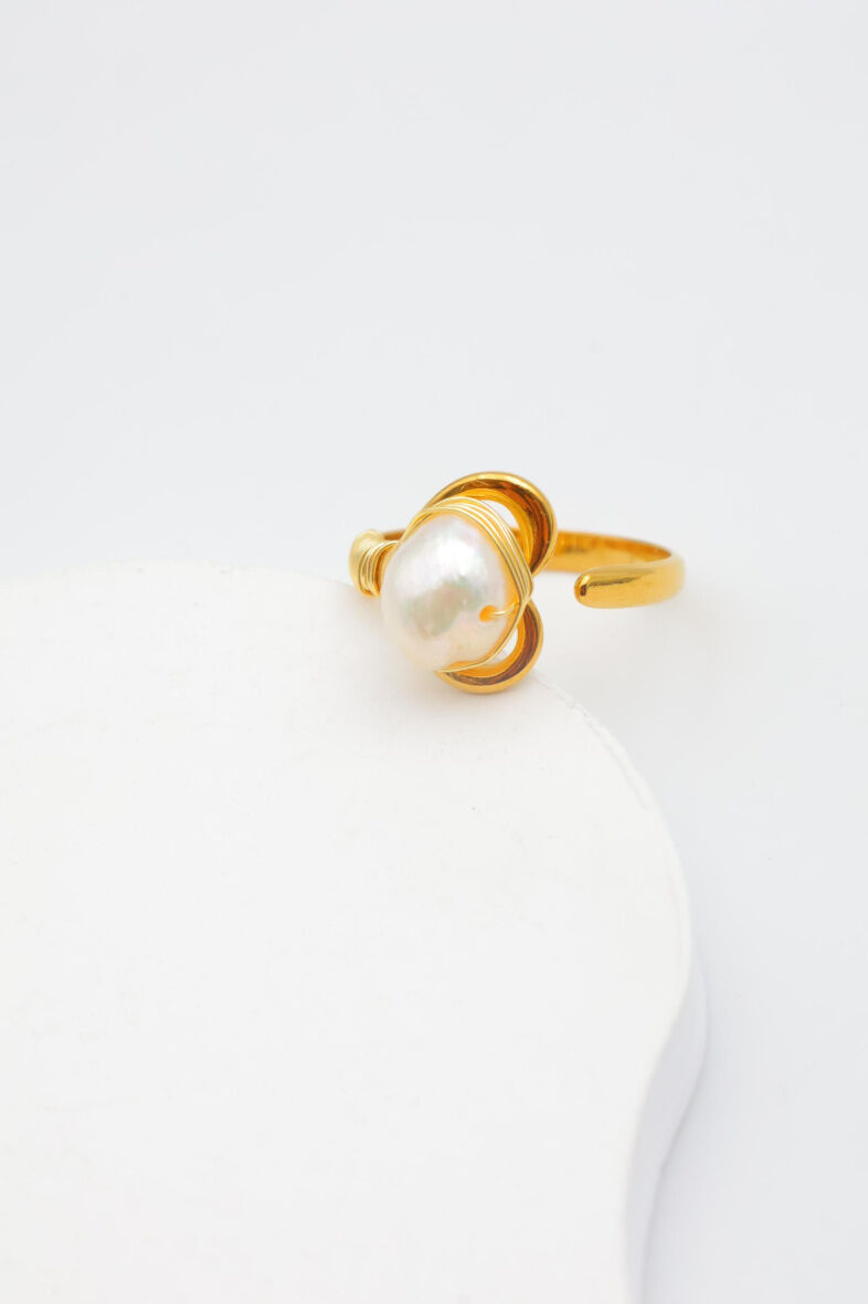 Verstellbarer Edelstahlring - A1443