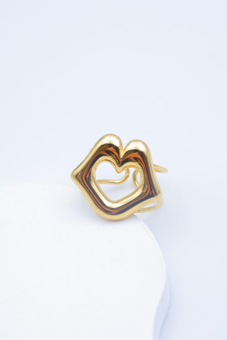 Verstellbarer Edelstahlring - A1444