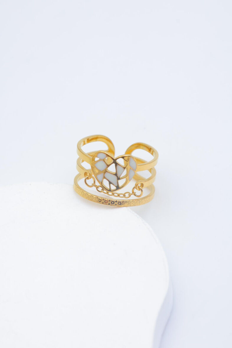 Verstellbarer Edelstahlring - A1470