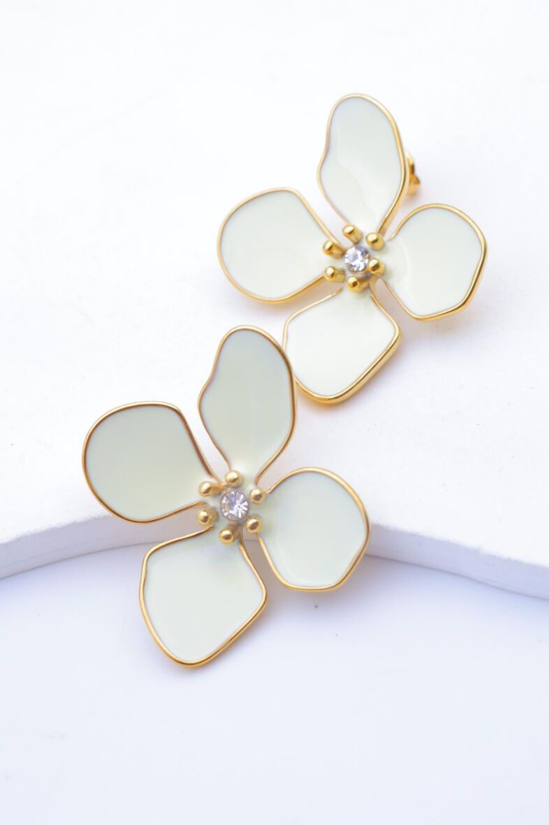 Edelstahl Ohrringe - A1477-DO