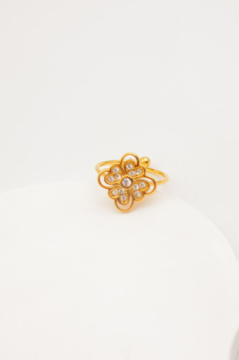 Verstellbarer Edelstahlring - A1485