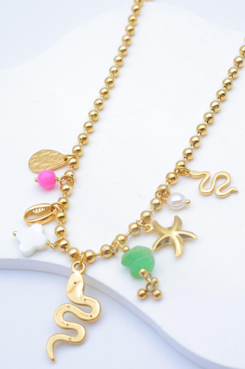 Edelstahl Halskette - A1493