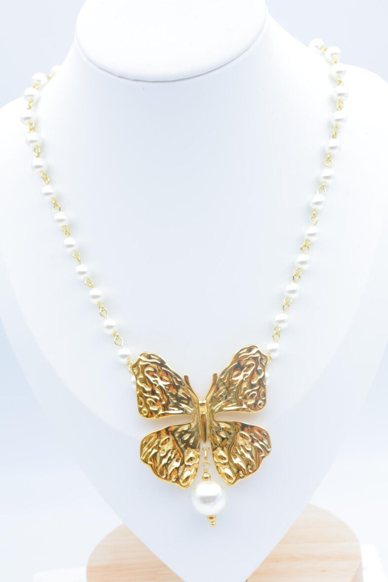 Edelstahl Halskette - A1495-DO