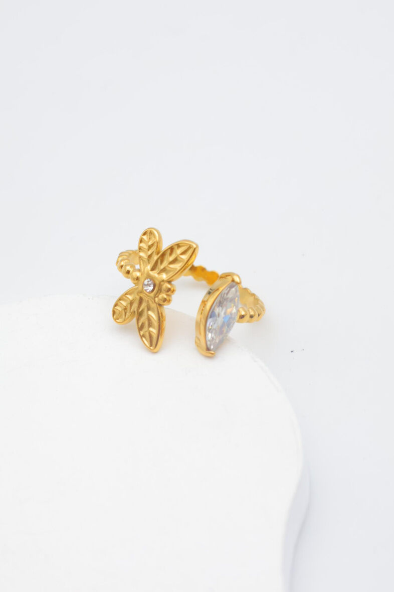 Verstellbarer Edelstahlring - A1505