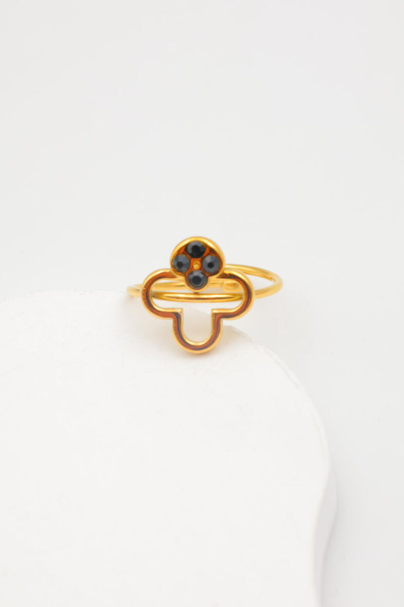 Verstellbarer Edelstahlring - A1507