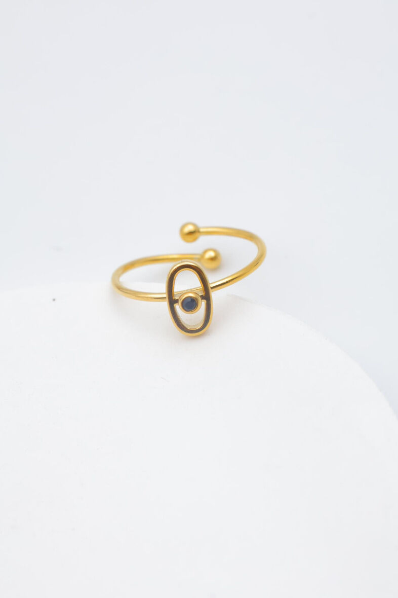 Verstellbarer Edelstahlring - A1508