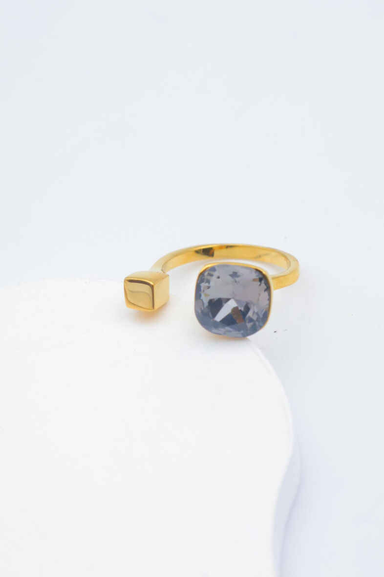 Verstellbarer Edelstahlring - A1510