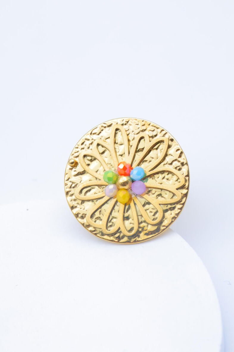 Verstellbarer Edelstahlring - A1512