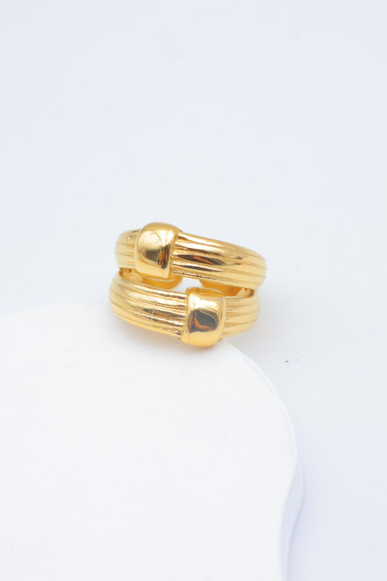 Verstellbarer Edelstahlring - A1535