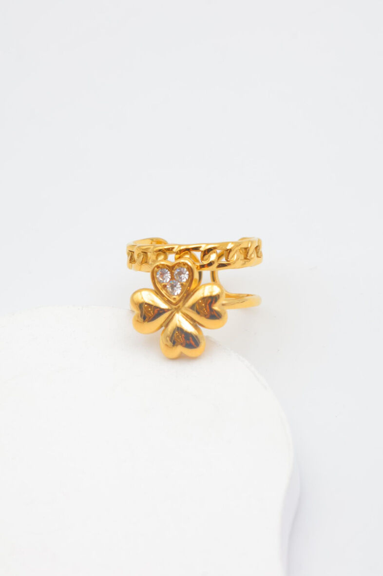 Verstellbarer Edelstahlring - A1538