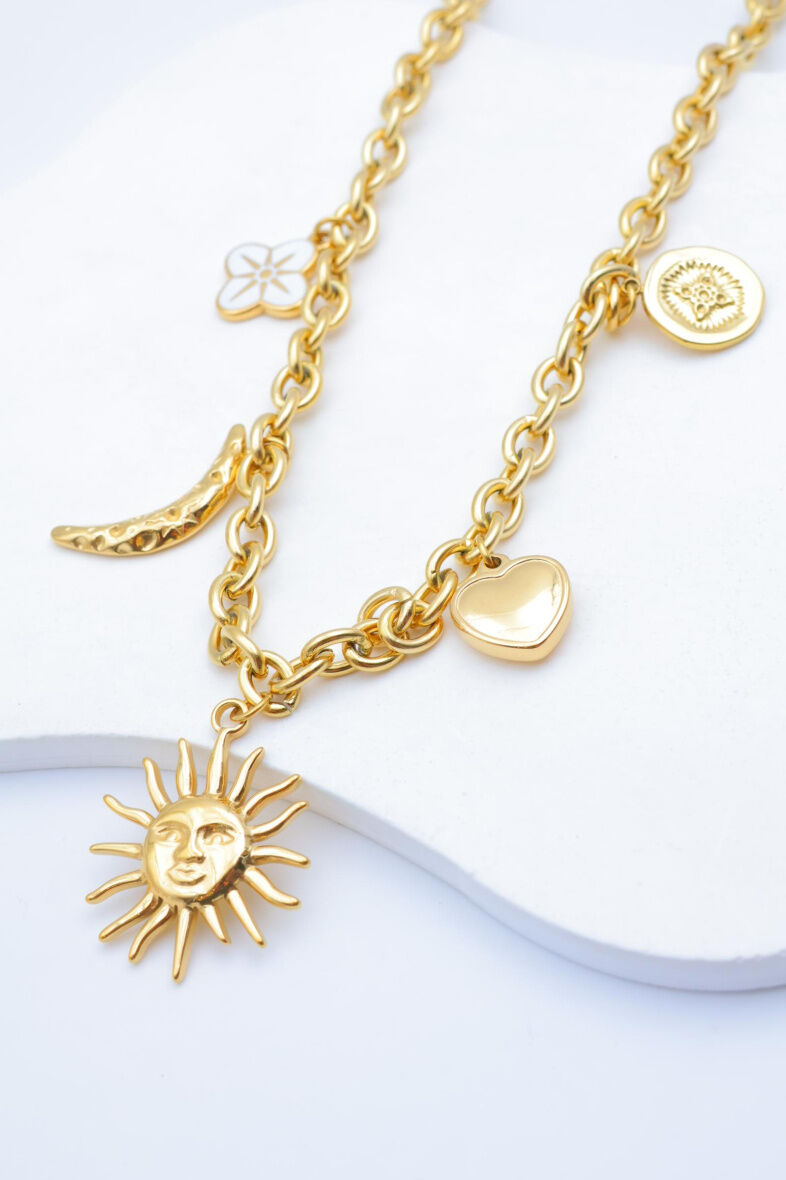 Edelstahl Halskette - A1553