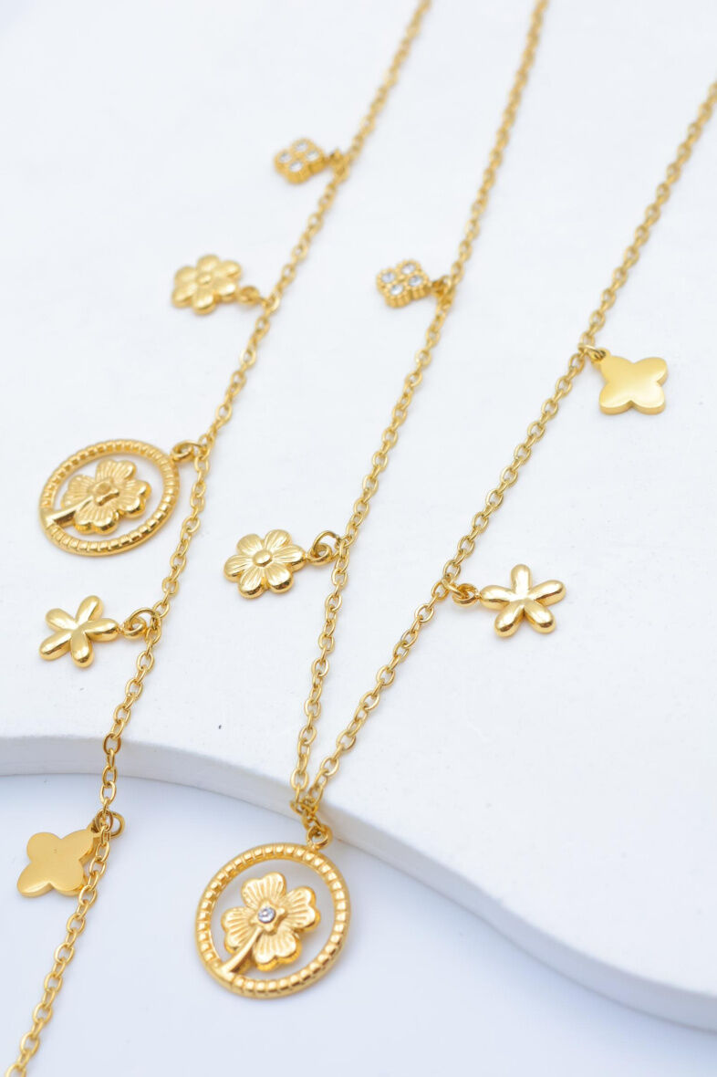 Set di gioielli in acciaio inossidabile - A1554E