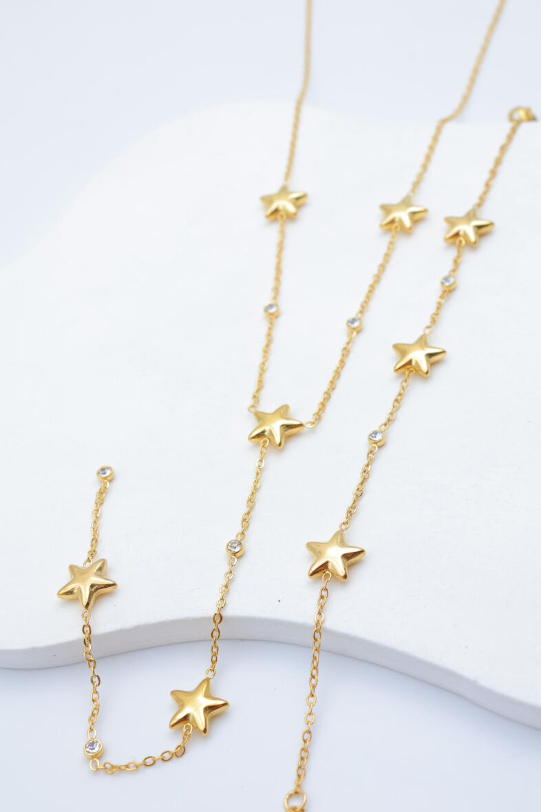 Set di gioielli in acciaio inossidabile - A1555E