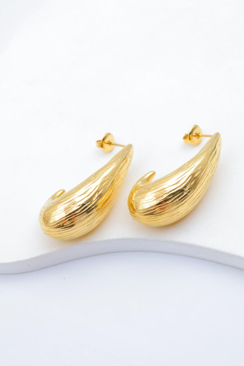 Edelstahl Ohrringe - A1572-DO