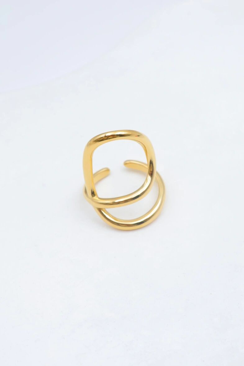 Verstellbarer Edelstahlring - A1580-DO