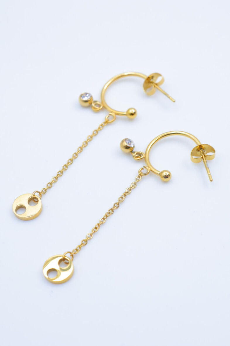 Edelstahl Ohrringe - A1608