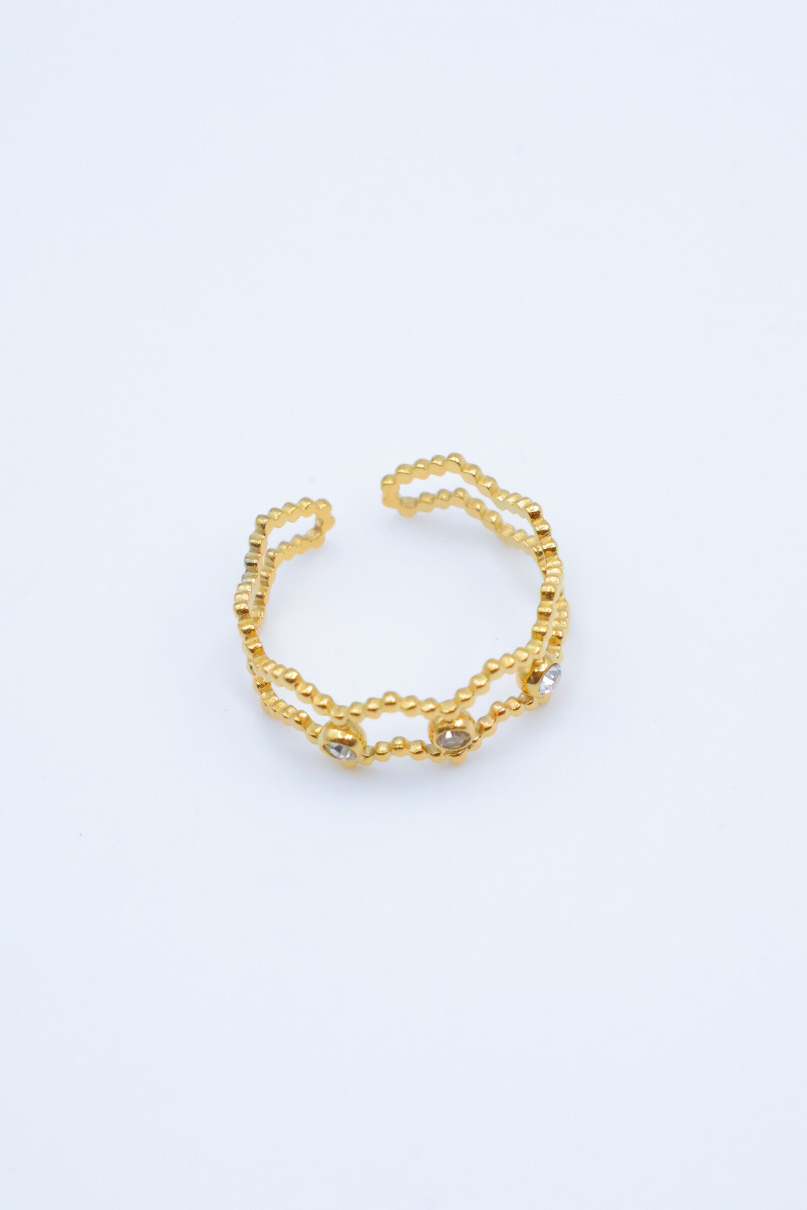 Verstellbarer Edelstahlring - A1658