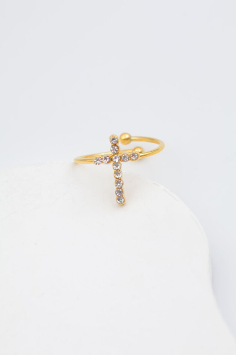 Verstellbarer Edelstahlring - AA08