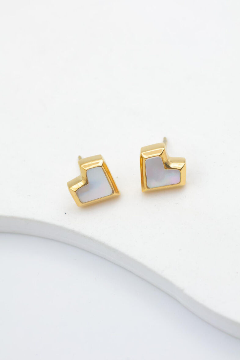 Boucles d'oreilles en acier inoxydable - B32B