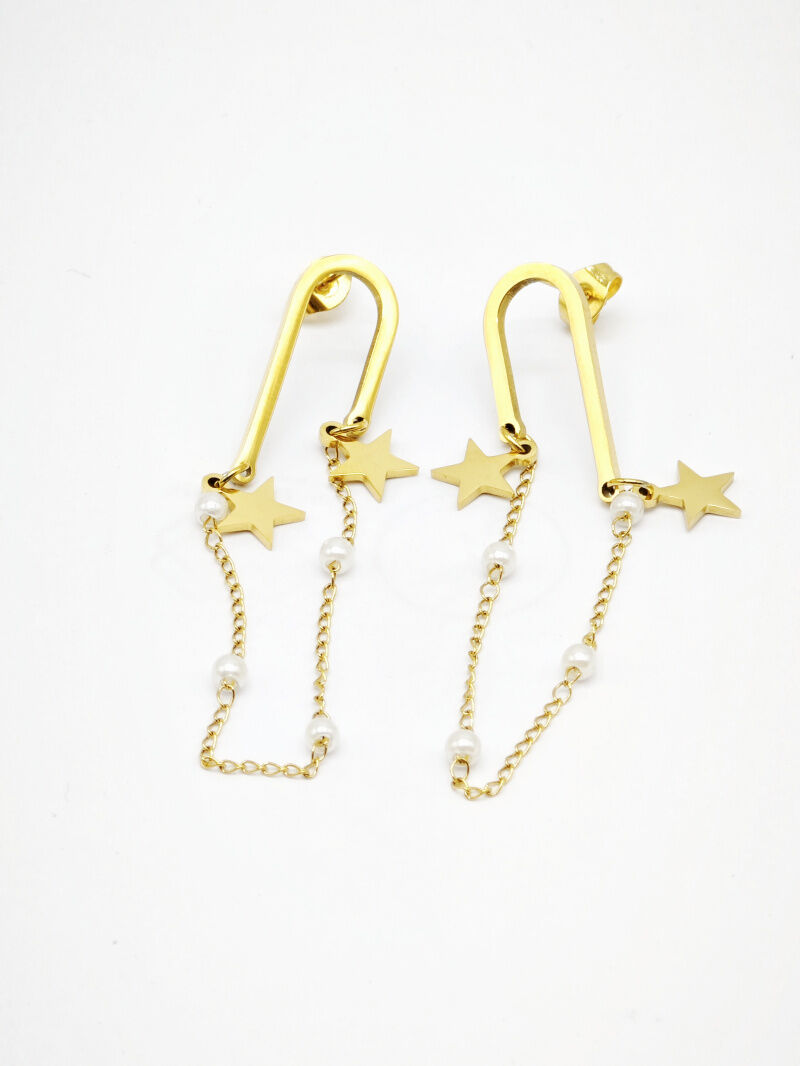 Boucles d'oreilles en acier inoxydable - BK22