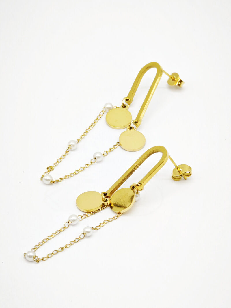 Boucles d'oreilles en acier inoxydable - BK23