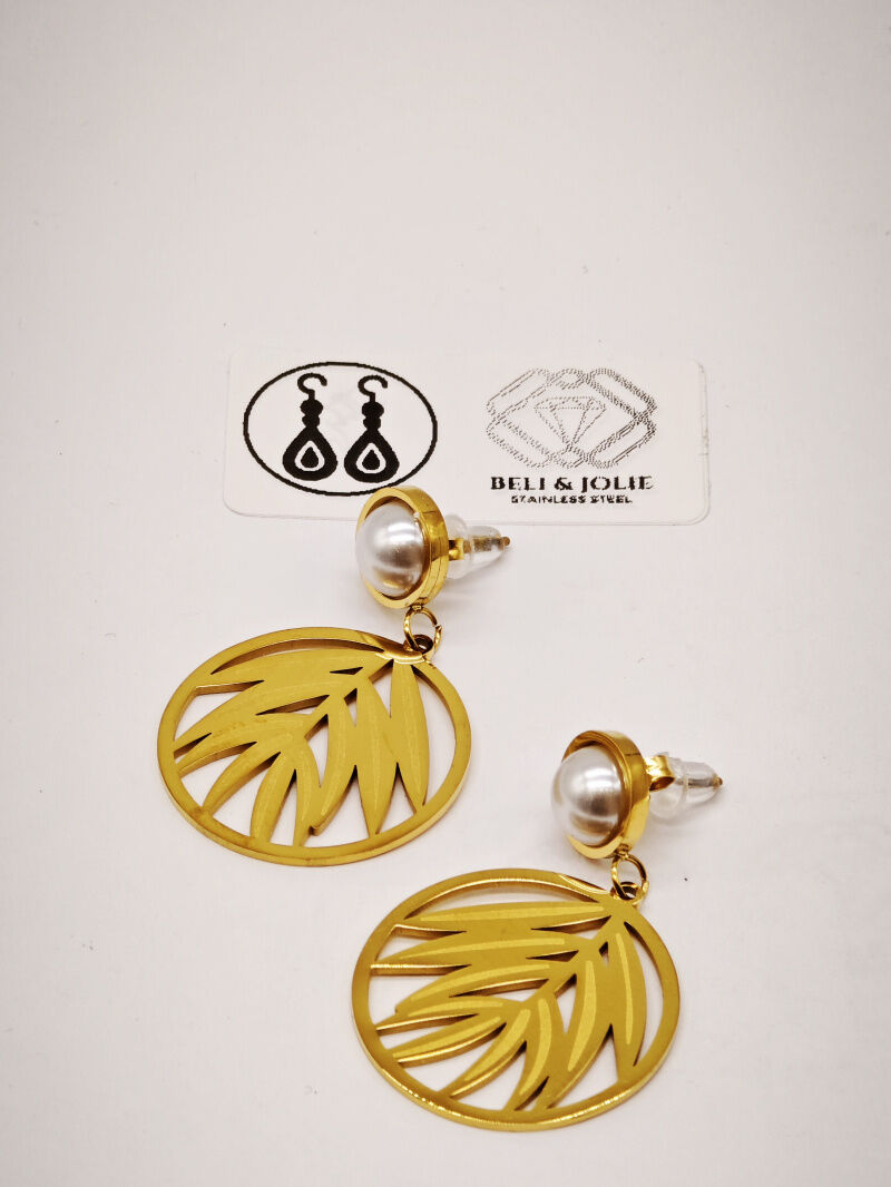 Boucles d'oreilles en acier inoxydable - BK26