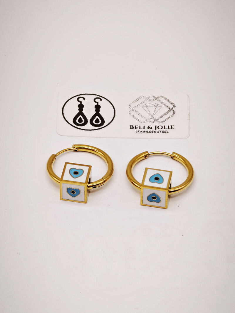 Boucles d'oreilles en acier inoxydable - BK29