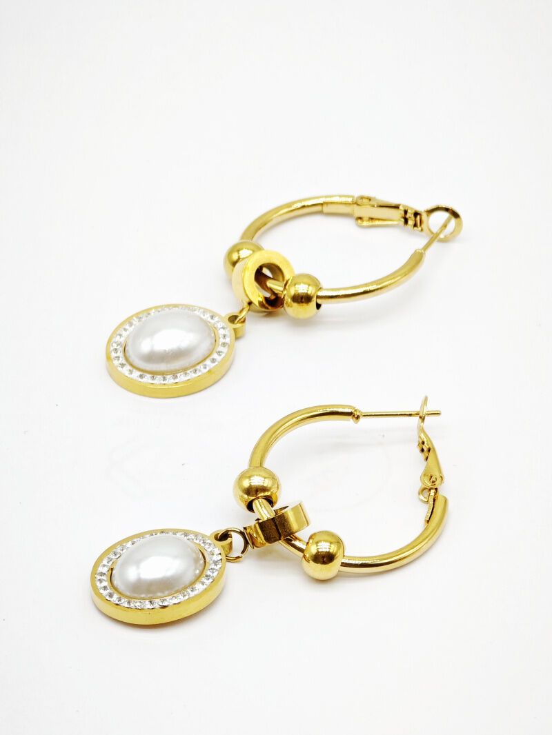 Boucles d'oreilles en acier inoxydable - BK31