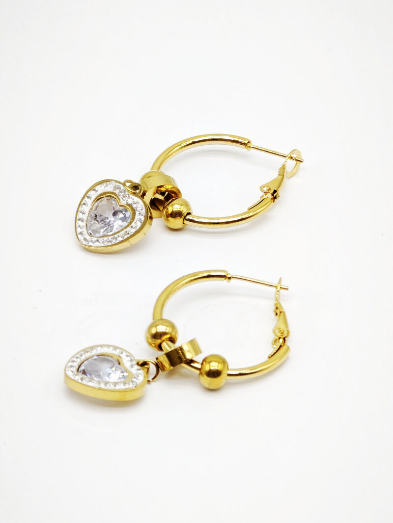 Boucles d'oreilles en acier inoxydable - BK32