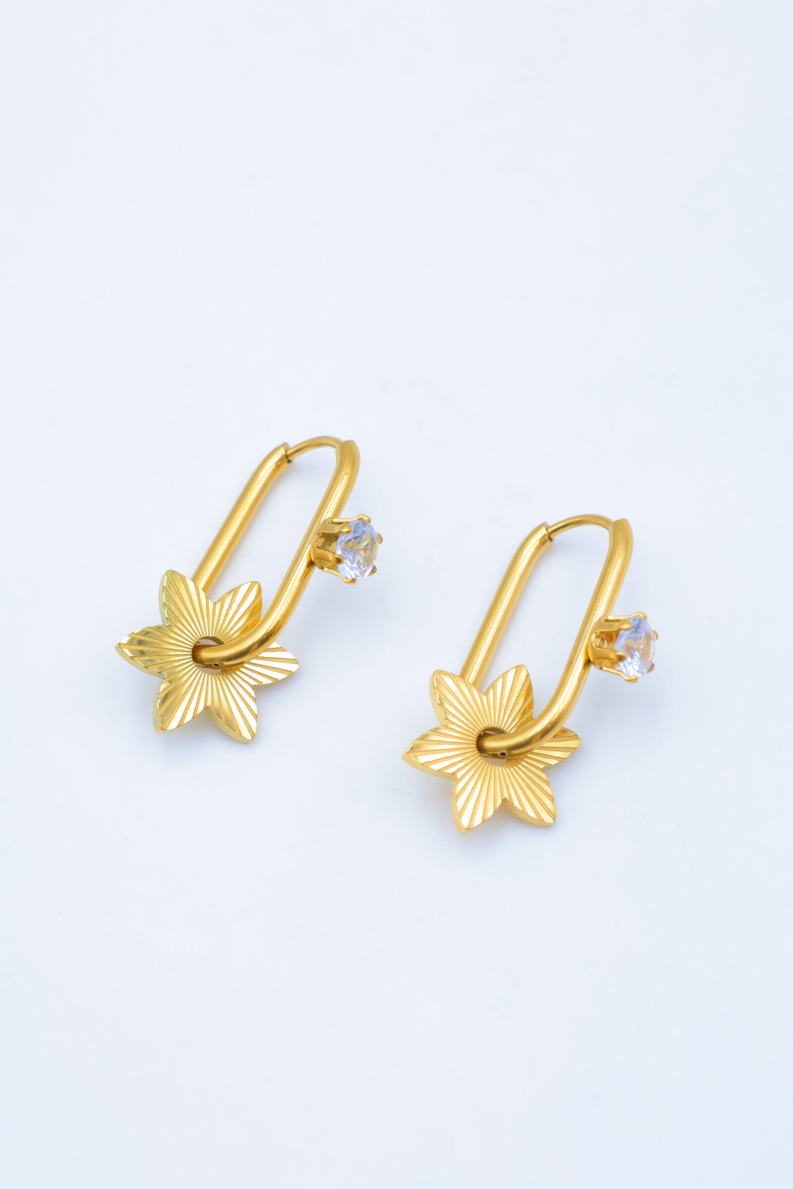 Boucles d'oreilles en acier inoxydable - BK40